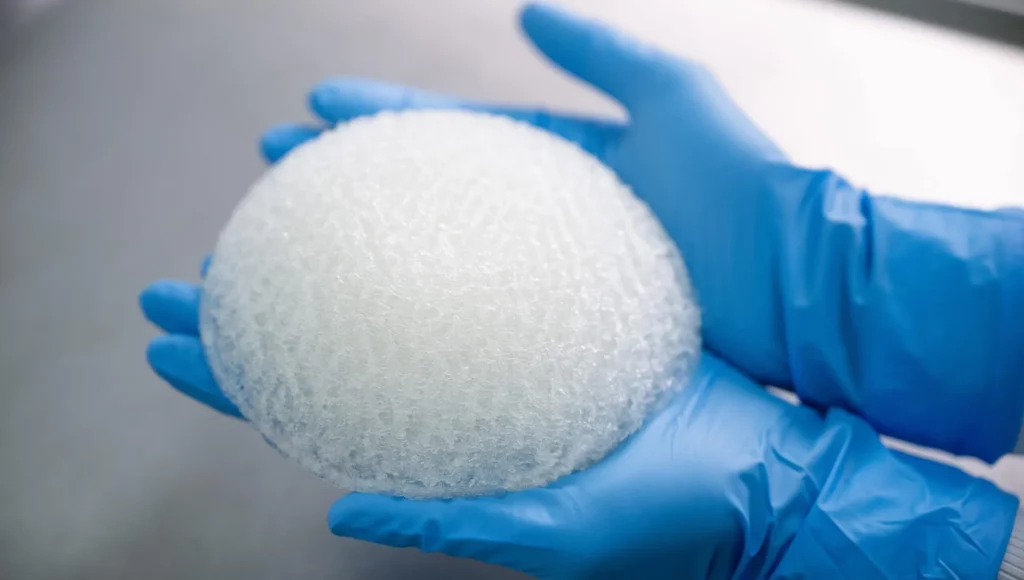 UR SHAPE® resorbable breast bioprosthesis developed by Healshape