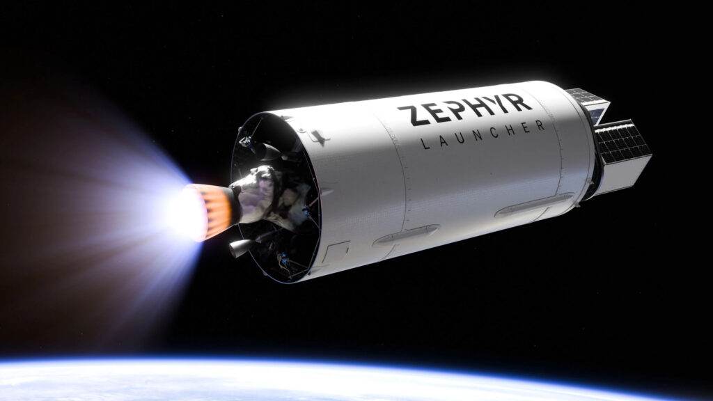 Zephyr Launcher de Latitude illustrant les technologies spatiales françaises au service du programme Artemis et de l’exploration lunaire