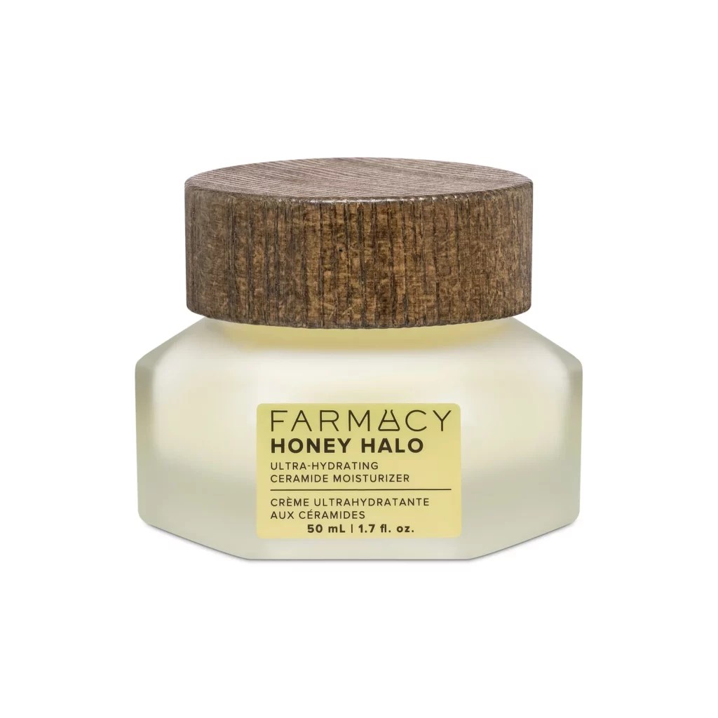 Farmacy Honey Potion Plus Mask with buckwheat honey: an example of how buckwheat’s benefits are used in cosmetics.