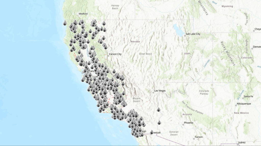 Fire season map Cal Fire