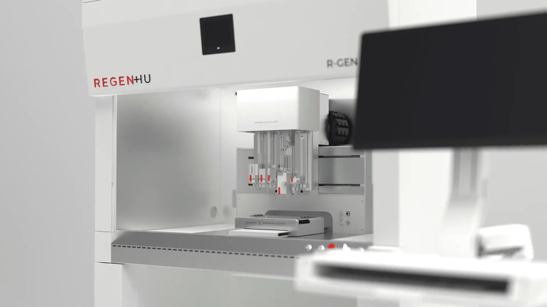 Plateforme R-GEN 200 de REGENHU dédiée à la bio-impression 3D clinique pour la médecine régénérative